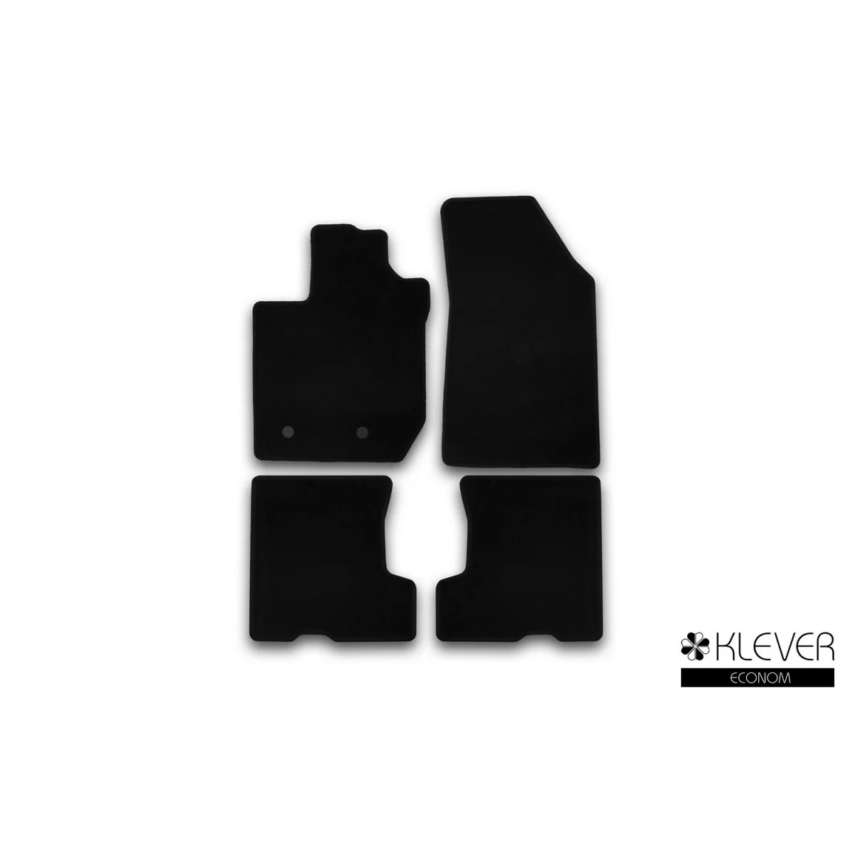 Коврики в салон klever econom lada xray->, хб., 4 шт.(текстиль)( икс рей