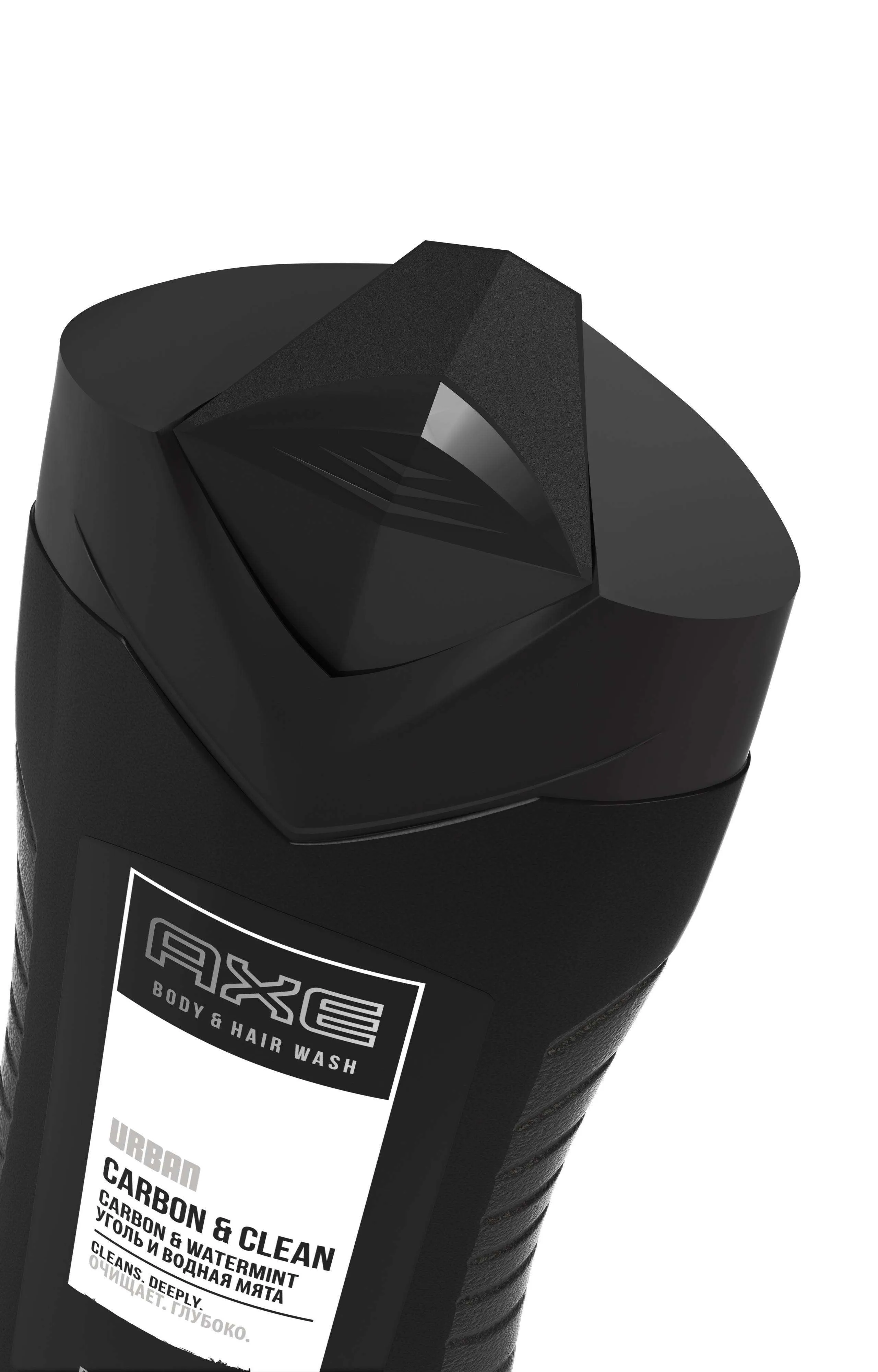 Гель для душа и шампунь 2в1 «Urban. Carbon& Clean» Axe, 250 мл