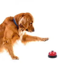 1pcs Pet Ring Order Bell Dog Cat Trainer Interactive Puzzle Toy Call Meal Bell Claw Seal Bell NEW Mechanical Phonation