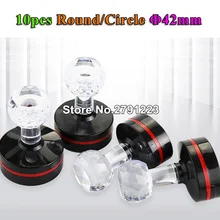 10 шт. Круглый Круг диаметр 42 мм держатель+ резиновый коврик фоточувствительная портретная машина для флэш-печати Selfinking штамповочная машина уплотнение