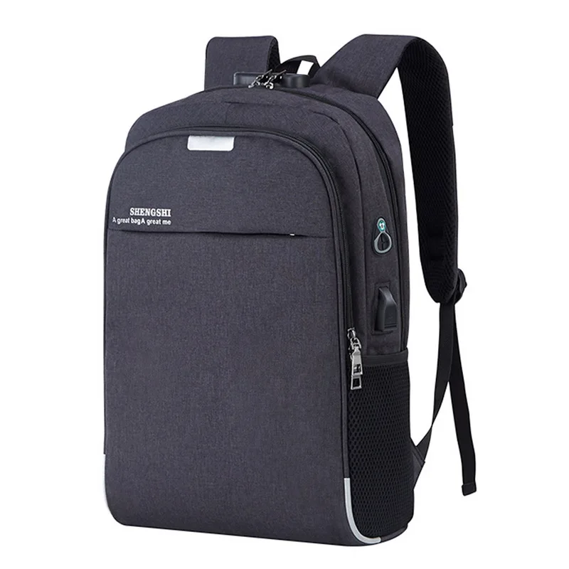 MoneRffi рюкзак с защитой от кражи Usb бизнес рюкзак большой емкости для мужчин и женщин школьная сумка дорожная сумка студенческая сумка - Цвет: black 2