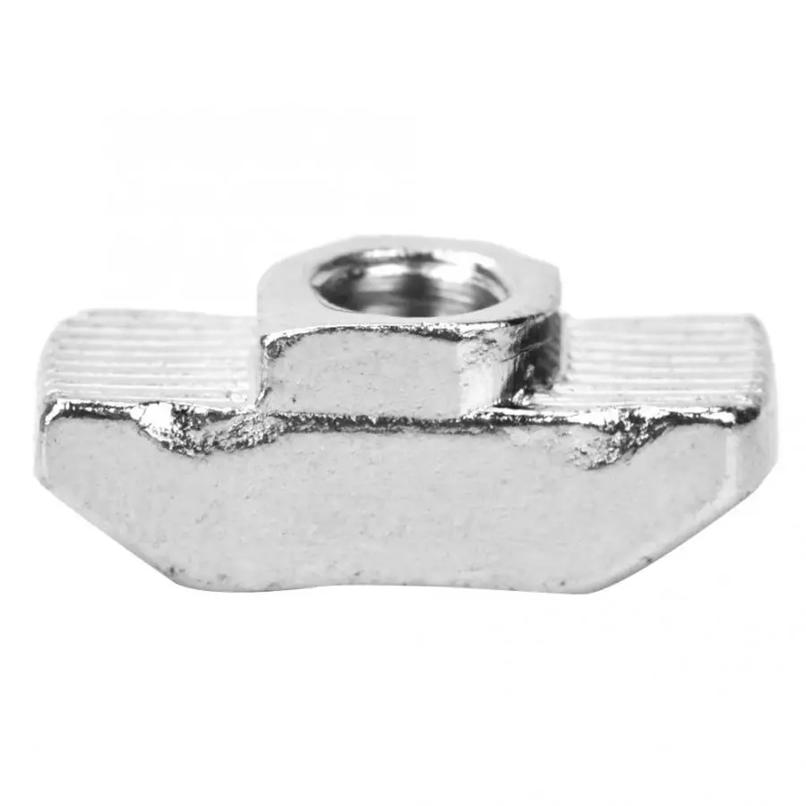 

200pcs Stainless Steel Square Nuts T Slot Slider Nuts M3 M4 M5 M6 M8 Fastener Nuts for 20/30/40 Aluminum Profiles Round Nut