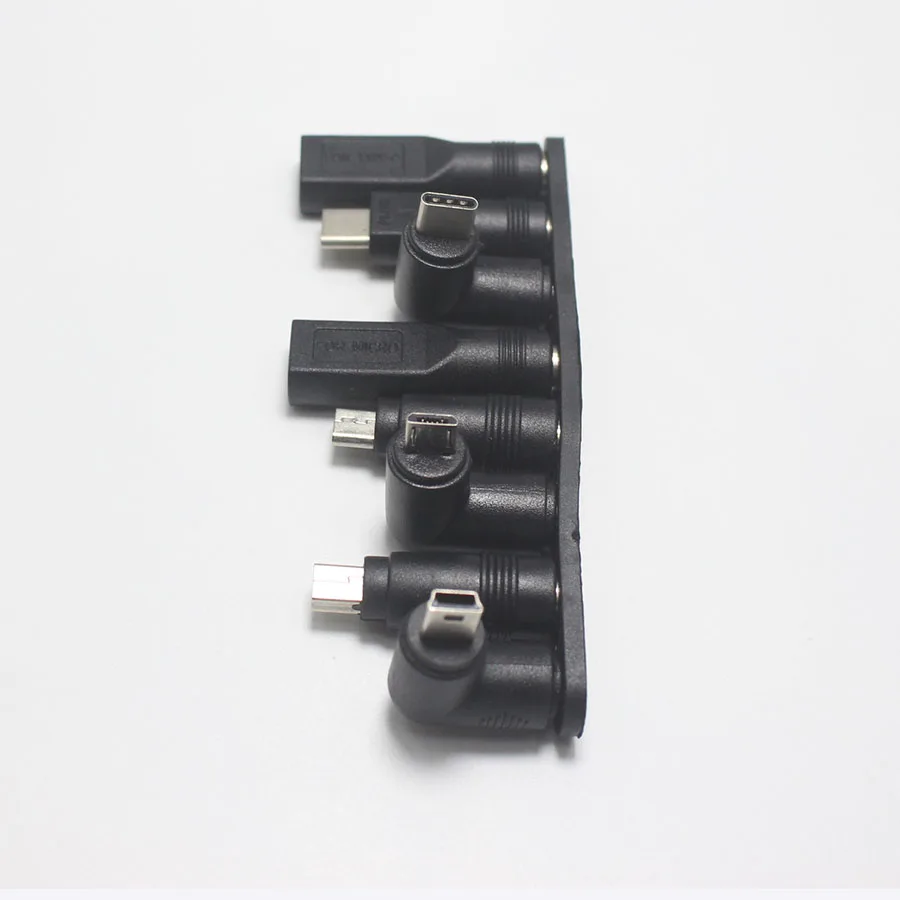 1 комплект 5,5x2,1 мм гнездо DC разъем питания для Mini/Micro/type C USB 3,1 штекер адаптер для ПК Iphone Sumsang и т. Д