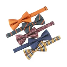 Striped Letters Geometry Bowtie Fashion Mens Wedding Party Banquet Bow Ties Business Polyester Dress Casual Men Accessories