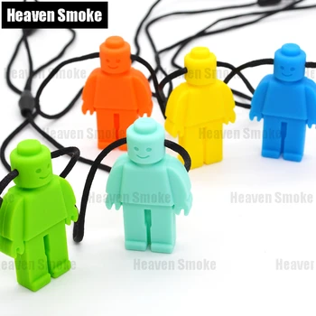 

3 -5 Pack Sensory Chew Necklace Silicone Biting Brick - Autism ADHD Teething Toys for Kids - Chewy Sticks for Boys and Girls