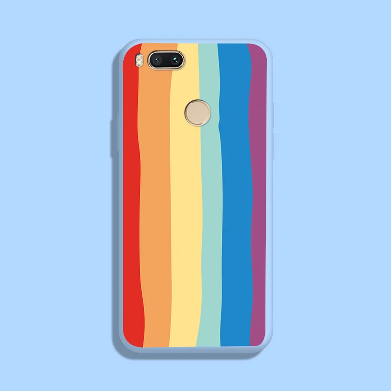 For Xiaomi MI 5x A1 Case Cartoon Colorful Pattern Silicone TPU Bumper Cute Dinosaur Flower Phone Cover Fundas Shell flip phone cover Cases & Covers