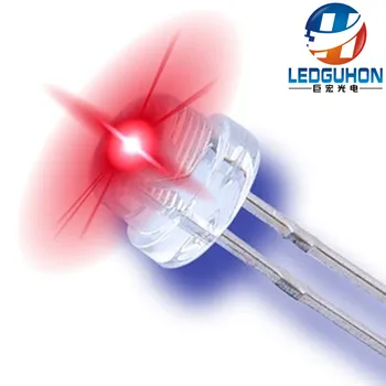 

through hole 4.8/5mm straw hat red used for led decorations light