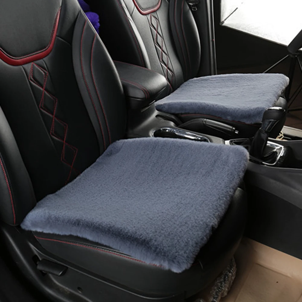 

1 set Car Seat Cover Soft warm Plush Seat Cushion Pad Winter Mat Universal Fit for 99% Car Comfortable Auto car Styling