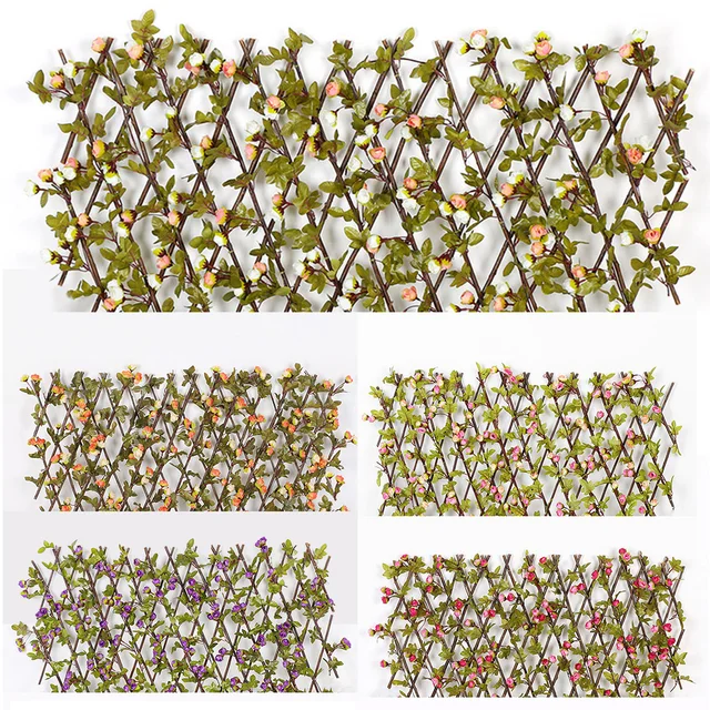 Rózsakerítés Rácsos Mesterséges Tágulás Kerti Levél Növényi Hordozható Teleszkópos Ultraibolya, Védett Fa Szabadon - Image 6