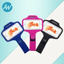 Настраиваемая Мужская и женская сумка для фитнеса, сумка на руку, светоотражающие полоски, липучка, разъем для наушников, спортивный ремень для мобильного телефона