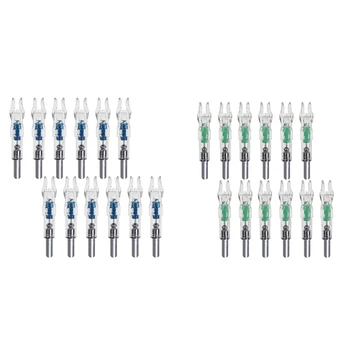 

12PCS S Led Lighted Nocks Fit for 6.2 mm Archery Hunting Bow Accessory