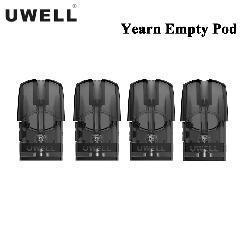 

4pcs/pack Uwell Yearn Pod Cartridge 1.5ml Atomizer Tank supports 1.4ohm coil fit for E Cigarette Uwell Yearn Pod Vaporizer Kit