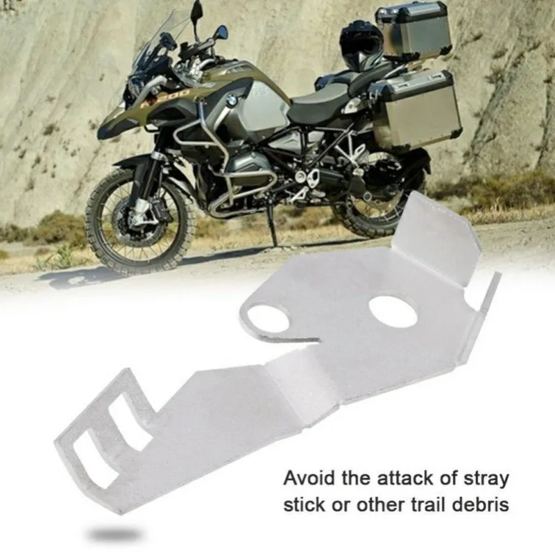 

Black/Sliver Motorcycle Side Support Switch Side Protective Cover Guard Switches