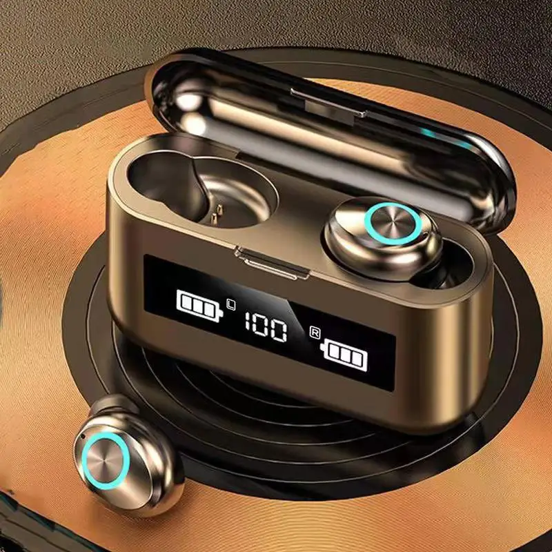 Беспроводные наушники Bluetooth-совместимые V5.1 2200 мА ч внешний аккумулятор