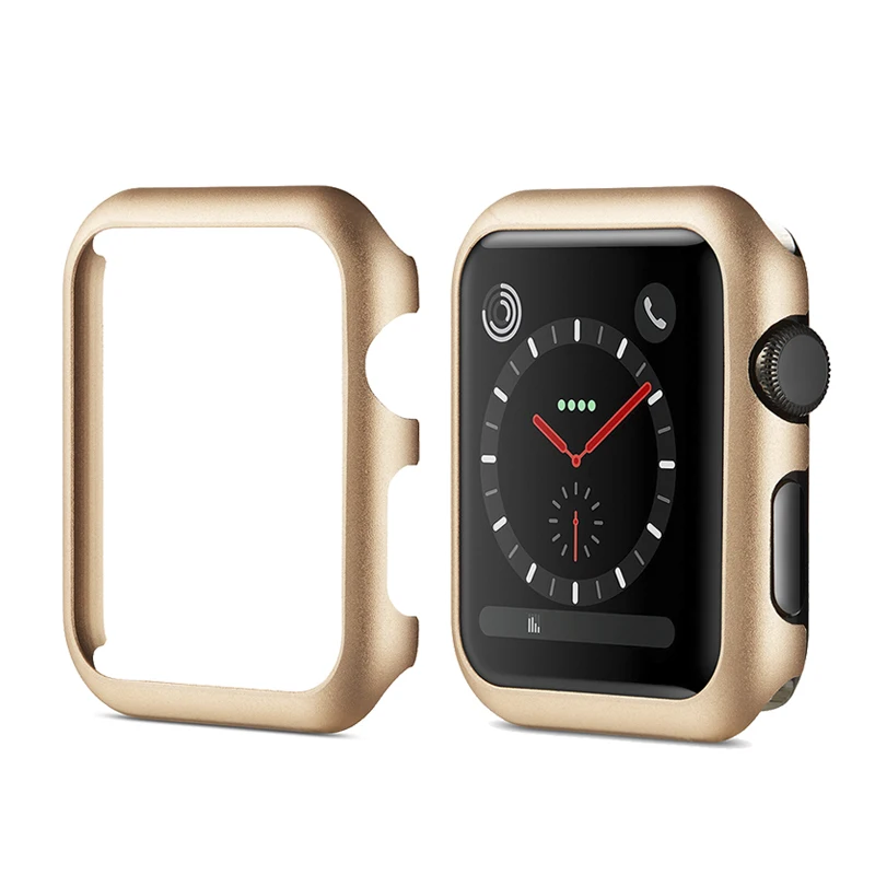 Защитный чехол для apple watch series 6/5/4/3/2/SE 44 мм 40 42 38 iwatch металлический корпус