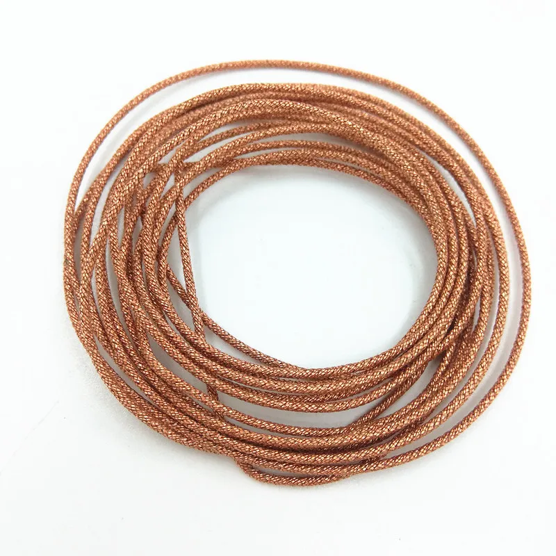 Speaker Lead Wire Braided Twisted Copper Cable Gold 10m/20m 8/12/16/24 Strands DIY For 5"-15"Inch Subwoofer