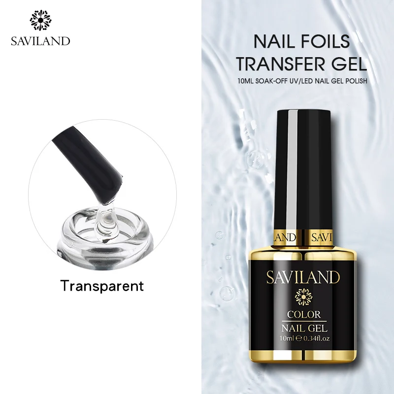 10ML Transfer Nail SAVILAND 10 мл переводной фольга гель-клей для ногтей ясное звездное небо наклейка УФ-гель для ногтей DIY для маникюра ногтей художественный дизайн - Цвет: 10ML Transfer Nail