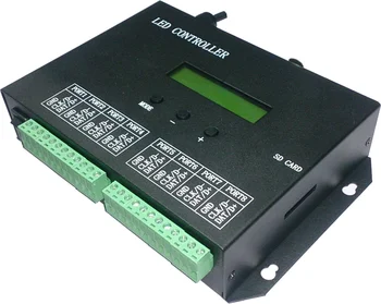 

H803SA AC Synchronous Symphony SD Card Programmable DMX512 Console Controller Fence Tube Module Exposed Light