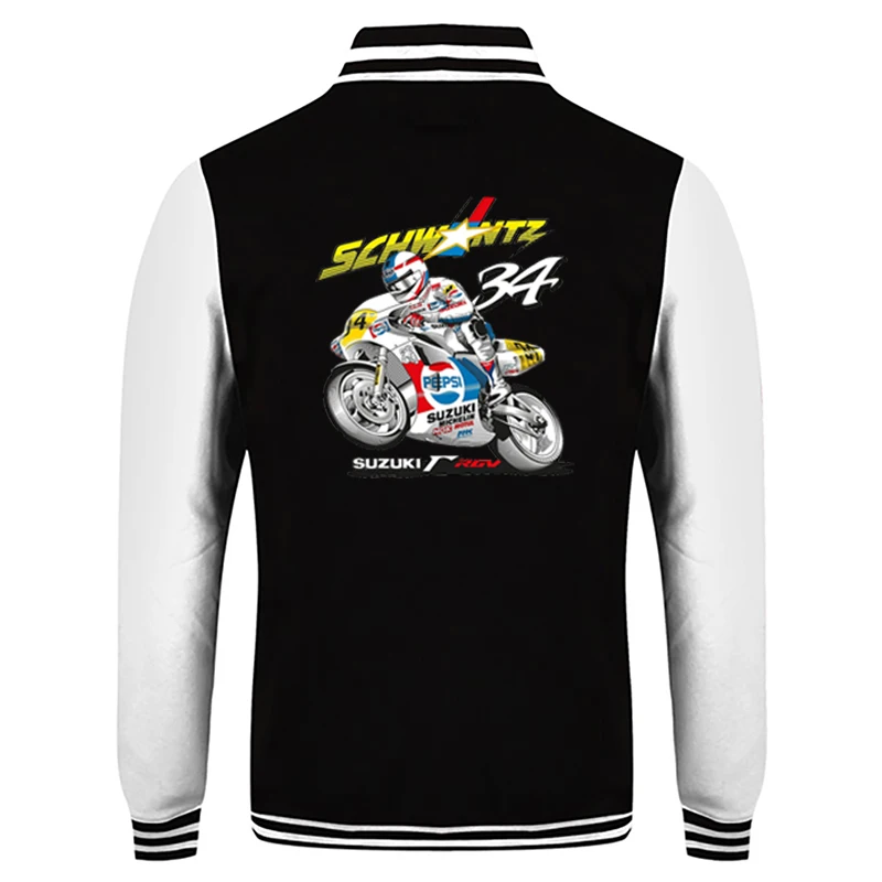 2021Kevin Schwantz Fashion Men's Jacket Black Jacket Men's Winter Clothing 3