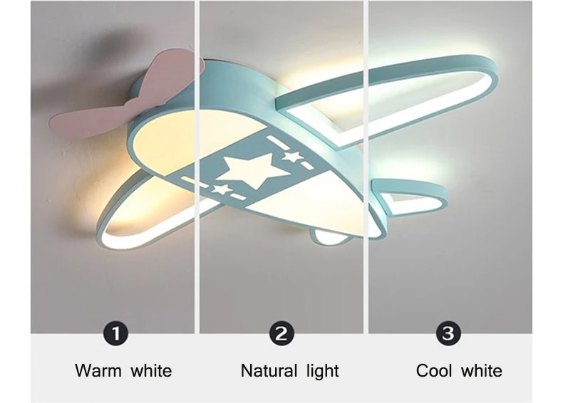 Дизайн Самолет современные светодиодные потолочные лампы для детей спальня мальчик детская комната светодиодный потолочный светильник домашний декор AC90-260V потолочный светильник