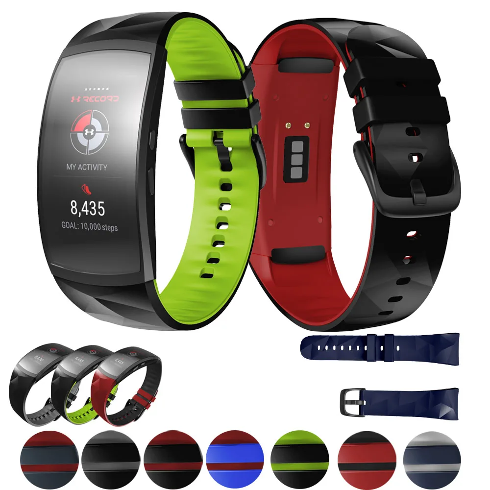 Сменный Браслет для Samsung Gear Fit 2 Pro ремешок роскошный силиконовый наручных часов Fit2