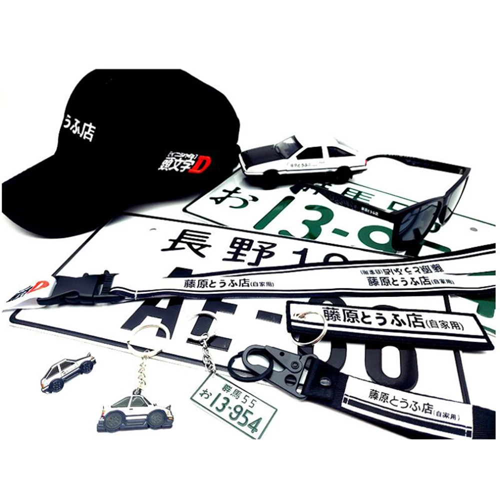 Шнурок для автомобильного ключа Initial D RACING брелок ключей от автомобиля мотоцикла