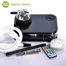 4 цвета акриловый кальянный набор кальянный пульт дистанционного управления светодиодный свет для кальянного аромата кальянная трубка аксессуары для Кальянов