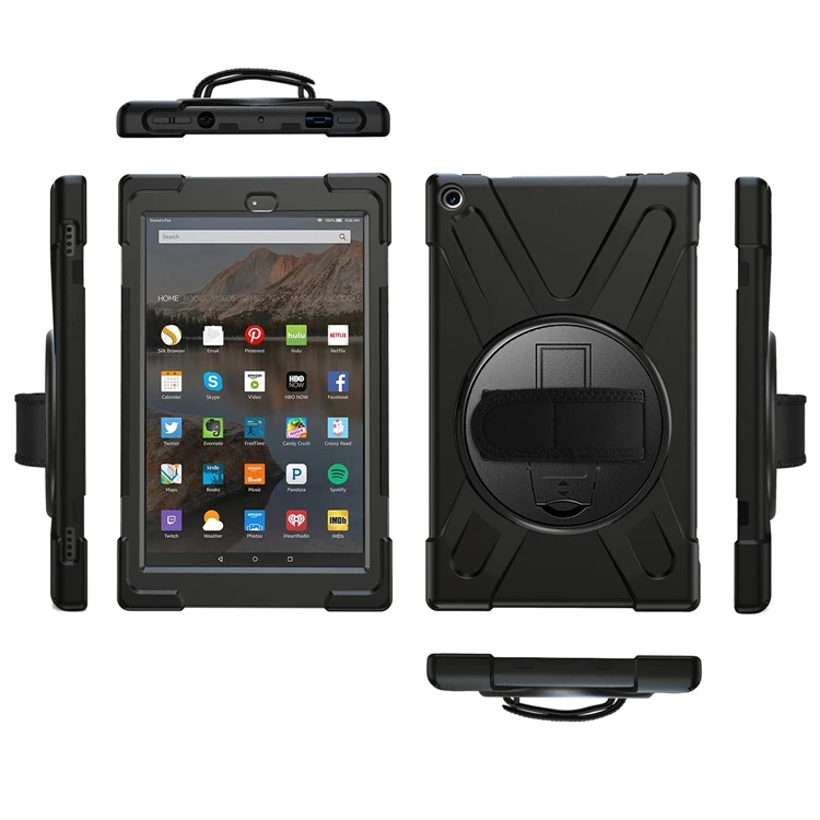 Ruged чехол для Amazon kindle HD 10 защитный корпус для kindle 10,1 дюймов ручка для планшета ремень для детей дружественный