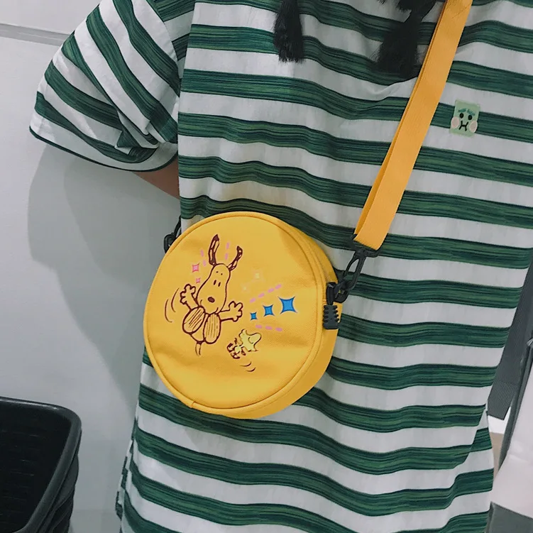 INS Harajuku Wind игривая мягкая Очаровательная сумка на плечо с принтом Snoopy в японском стиле универсальная сумка через плечо для студенток