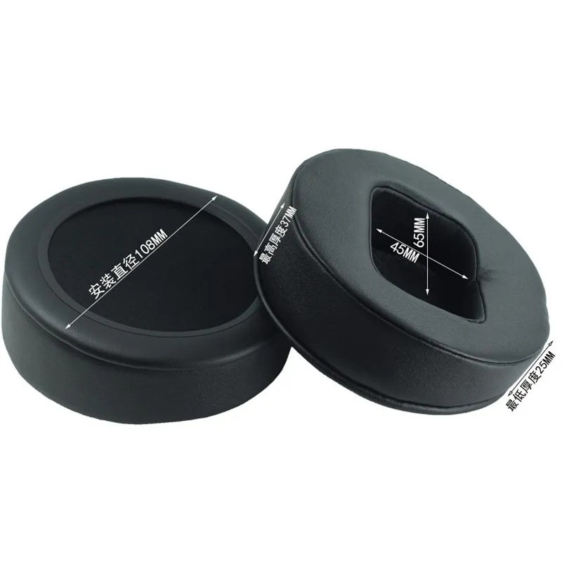 Skup Kożuch Earpad dla Monoprice monolit M1060 słuchawki wymienne poduszeczki do słuchawek poduszki nauszne nauszniki osłona uszu wkładki do uszu akcesoria