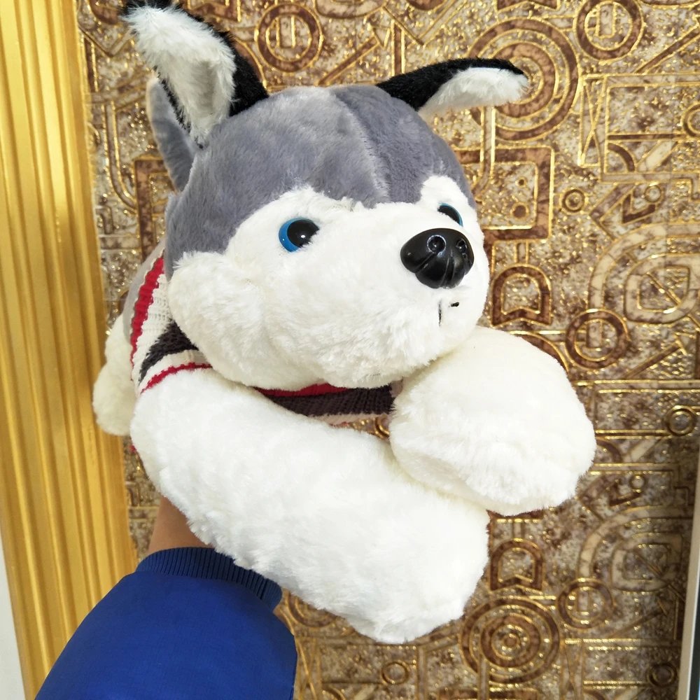 Husky свитер собака Детские плюшевые игрушки подарок на день рождения милая кукла "Хаски" ребенок мягкая игрушка