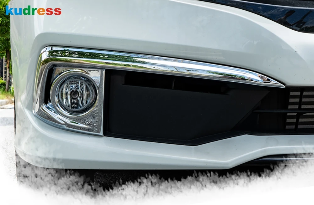 Для Honda Civic Седан 2019 углеродного волокна автомобильные передние противотуманные