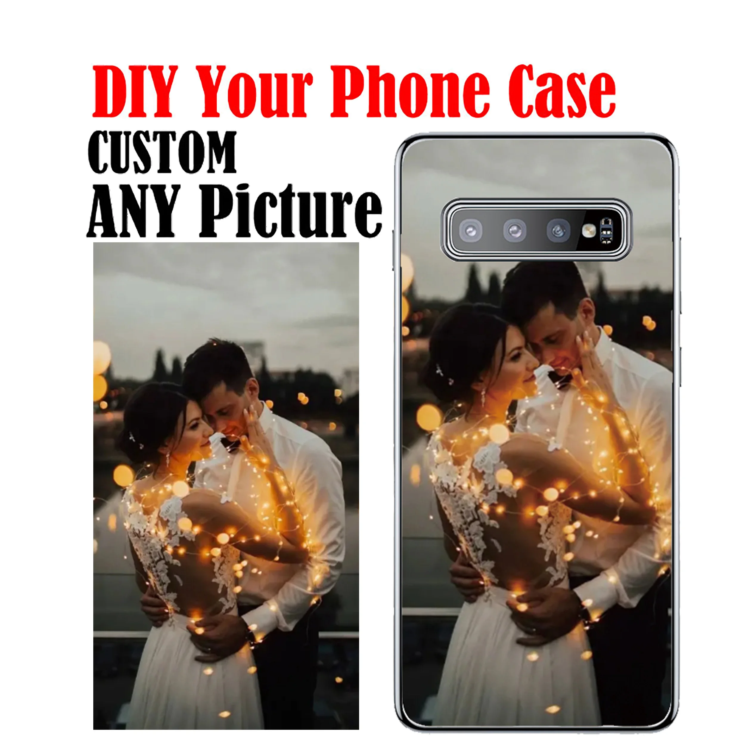 

Custom Print Photo DIY pattern image Customer Silicone Soft TPU Cover Case for Samsung S20Ultra S20 Plus S11e S10 A8 Plus A6