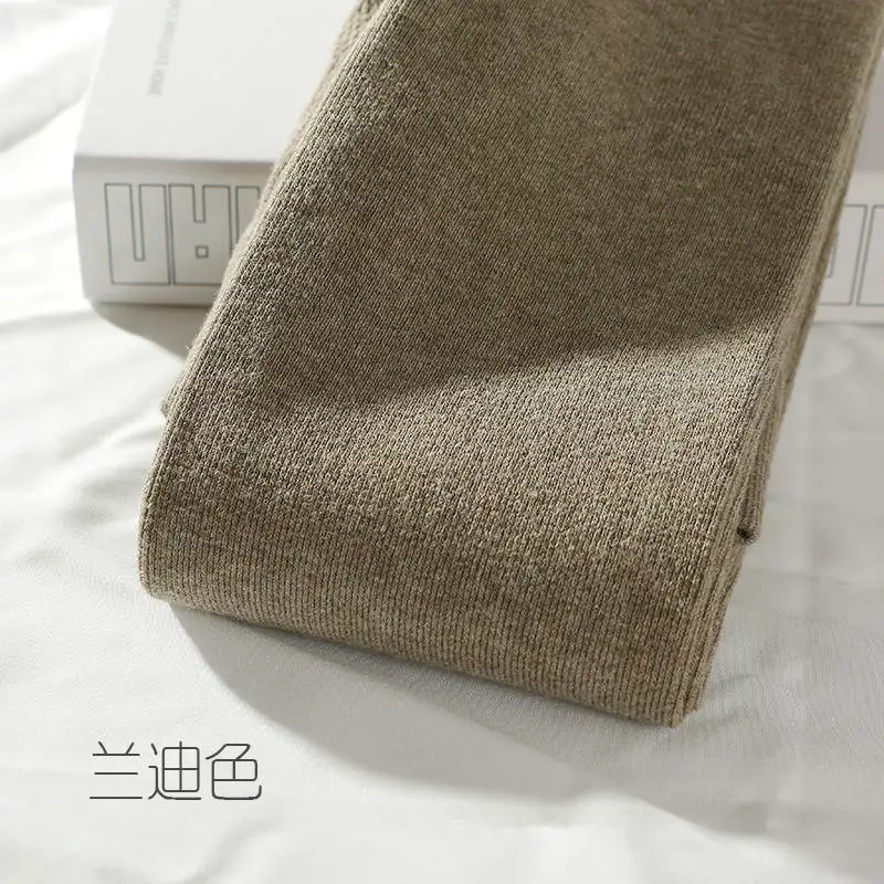 beige khaki Harajuku стильные леггинсы женские осенние длинные штаны супер эластичные тонкие леггинсы с высокой талией женские хлопковые обтягивающие леггинсы Femme C5977 - Цвет: beige khaki