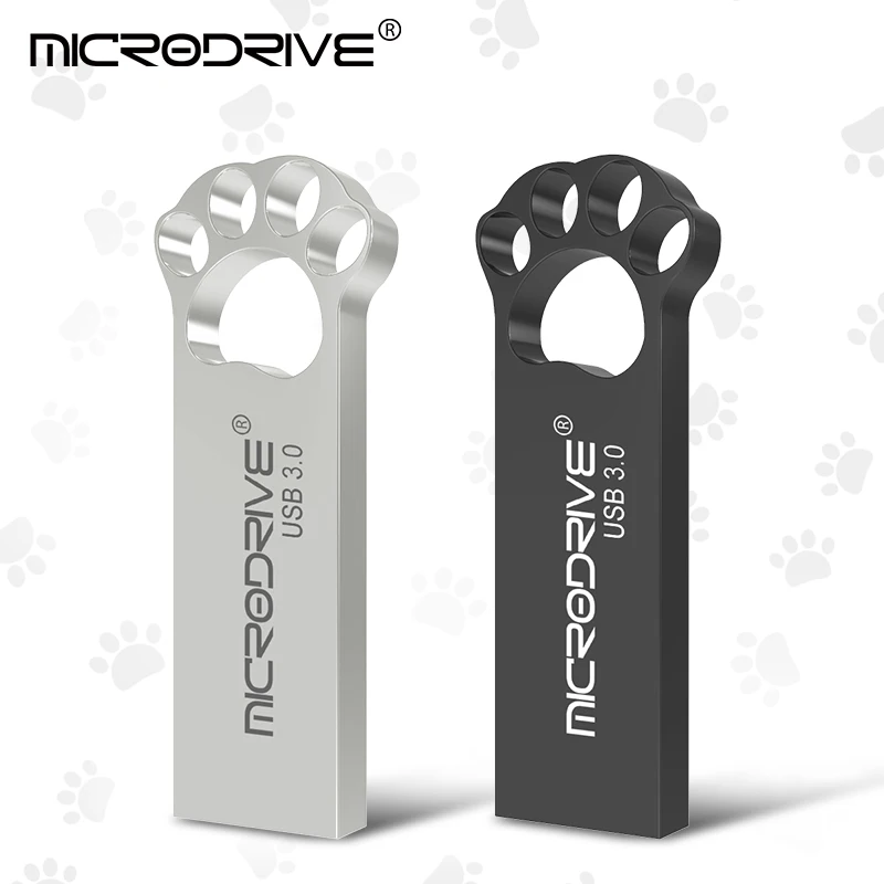 Cat claw metal USB 3.0 flash drive 16GB 32GB Pen drive waterproof pendrive 64GB 128GB thumb U disk memory Stick Gift usb flash drive,flash drive