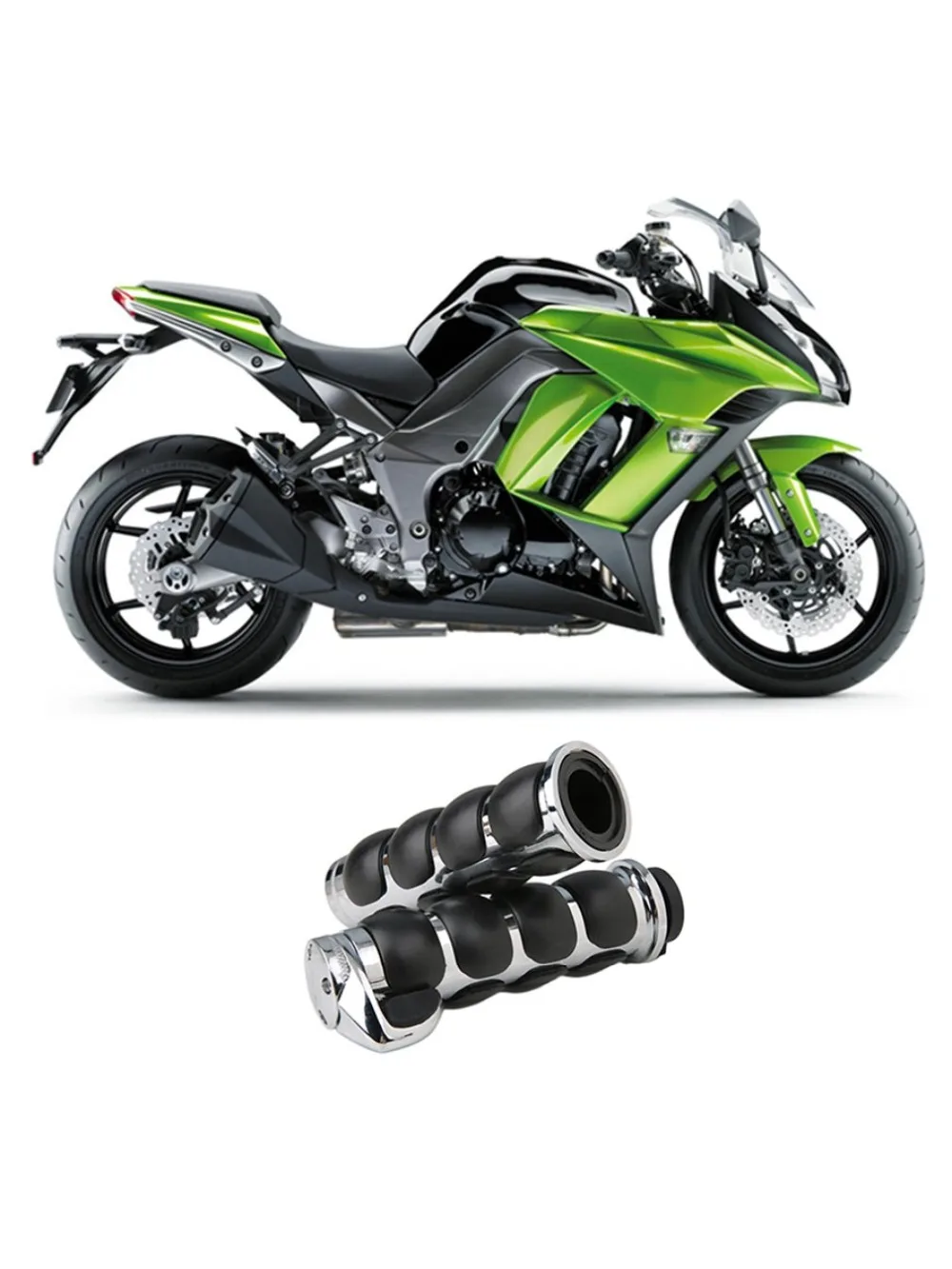 Ручка Бар спортивный мотоцикл алюминиевый резиновый гелевый рукоятки «Грипсы» синий