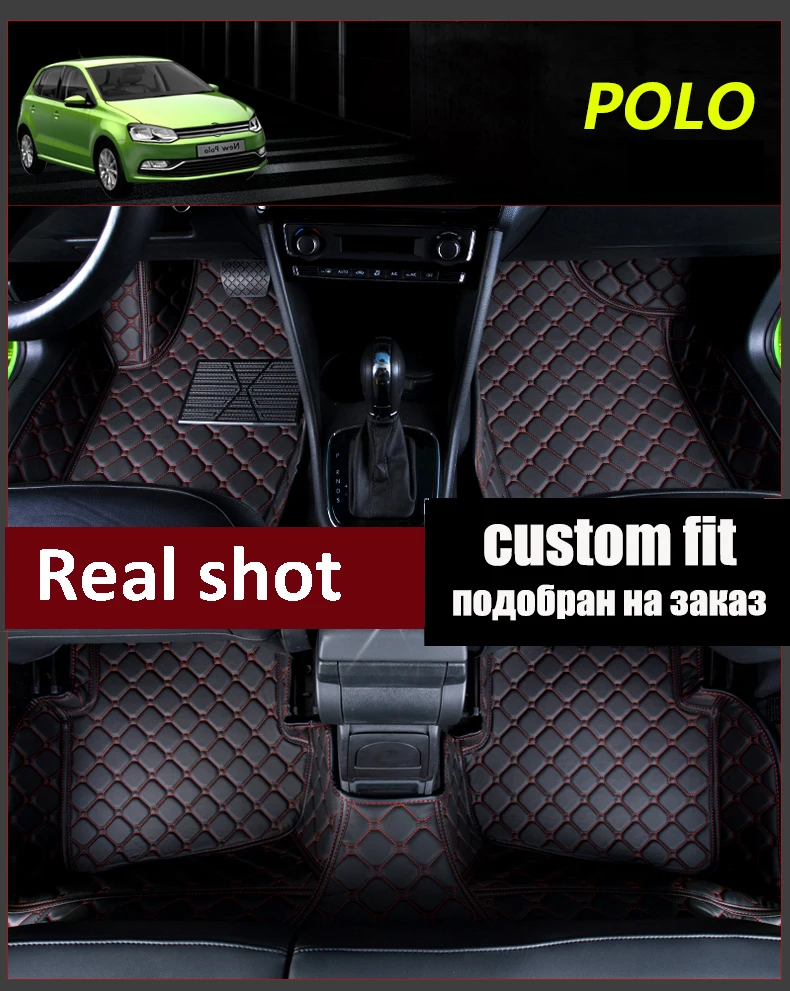 

Custom car car floor mats for Toyota Yaris L RAV4 Vios Ralink Waterproof leather Anti-slip carpet