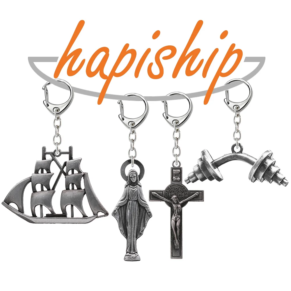 Hapiship 2018 новые женские/мужские модные ювелирные изделия винтажные сплав тон крест