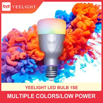 

New Release New Sales Yeelight 1SE E27 6W RGB Smart LED Bulb Wireless Voice Control Colorful Light 100-240V Support Google Home
