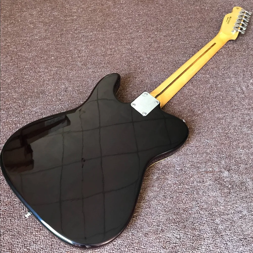 custom shop,classical TELE F hollow body Maple fingerboard Electric Guitar,telecasterr Sunburst guitarra289 (4)