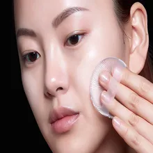 1 шт Желейный силиконовый порошковый спонж Bb крем Жидкая основа для макияжа Губка спонж прозрачный силиконовый гель косметическая губка спонж