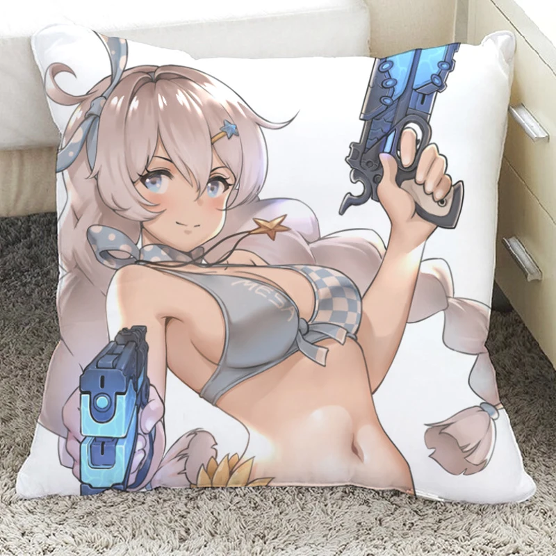 Honkai Impact 3 киана каслана Сакура Yae еретик Miko сексуальные девушки японского аниме Подушка Мягкая Плюшевая Кукла