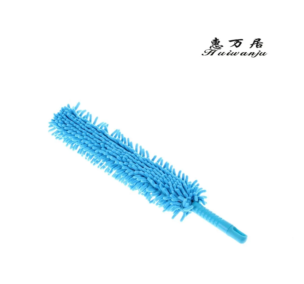 Household-Curved Double-Sided Flexible Chenille Dust Curved Duster Vehicle Duster kong diao shua Wiper Manufacturers