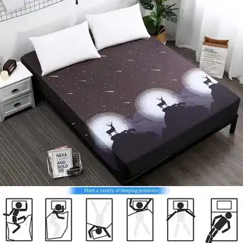 

4 Size Matress Cover 100% Waterproof Mattress Protector Bed Bug Proof Dust Mite Mattress Pad Cover For Mattress Polyester Fiber