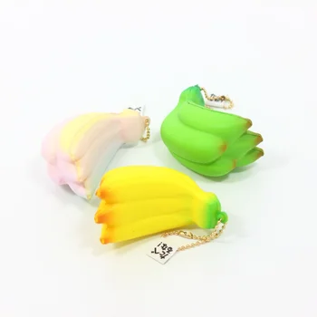 

20pcs/lot squishy 7cm Little Banana simulation toys Soft and fragrant original quality kawaii for bags phone charms keychain