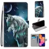 Cat Tiger Kids Cute Flip Case For Huawei Honor 20 Lite V20 10 9 8 Lite 20i 10i 9i 8A 8C 8X 8S Y5 Wolf Cartoon Cover Wallet D08F ► Photo 3/6