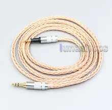 LN006769 2 5mm 4 4mm XLR 3 5mm 16 Core 99 7N OCC Earphone Cable For Sennheiser Momentum 1 0 2 0 On Ear Headphones