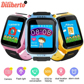 

Diliberto Kids Smart Watch GPS Locator Tracking Watch Q529 Baby Life Assistant SOS Phone Call with Bluetooth Sport Bracelet