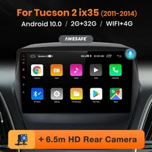 AWESAFE PX9 para Hyundai IX35 Tucson 2 2011-2014 auto Radio Multimedia reproductor de Video GPS de navegación No 2 din 2din DVD Android 10