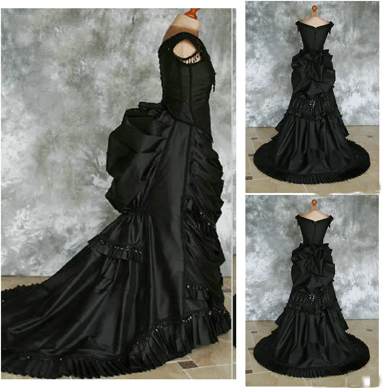 2021newVictorianGothicVintageDressHalloweenTheaterdressCustom